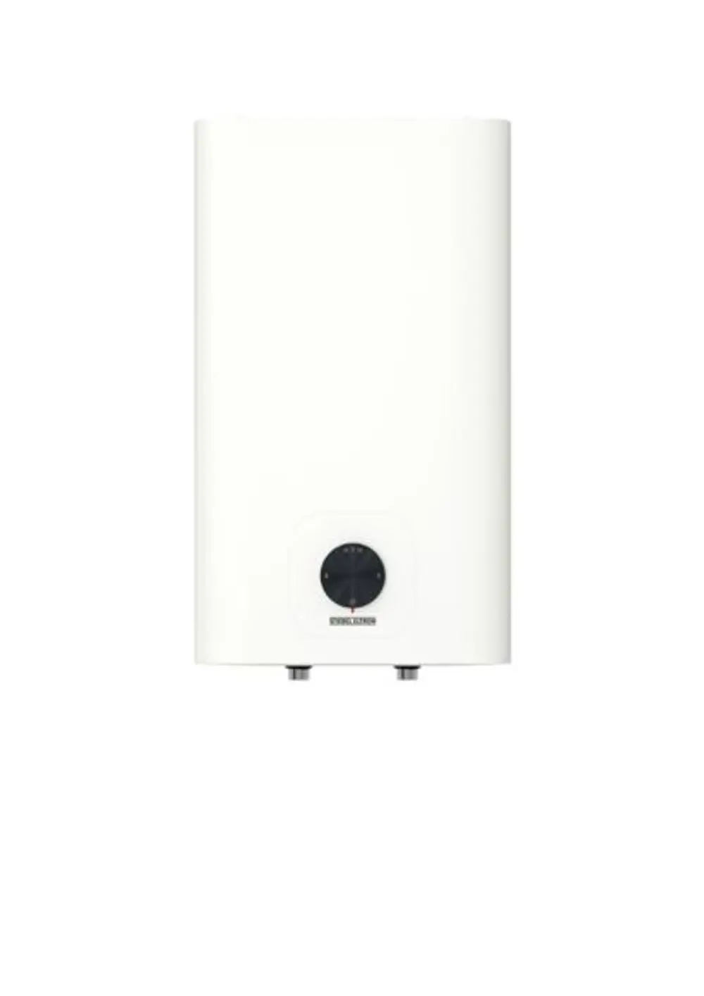 Weißer STIEBEL ELTRON Kleinspeicher SNO 10 Plus, 10 l, mit Regler und Anschlüssen.